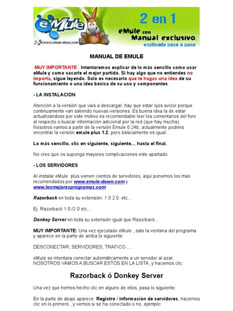 manual emule pdf.